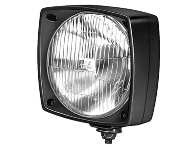 HELLA Plastmasas Priekšējais H4 Lukturis 144x144mm, Bez Spuldzes